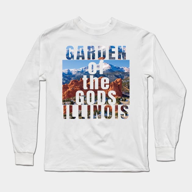 Garden of the gods, Illinois Long Sleeve T-Shirt by TeeText